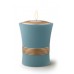 Ceramic Candle Holder Keepsake Urn (Luxor Design) – BLUE